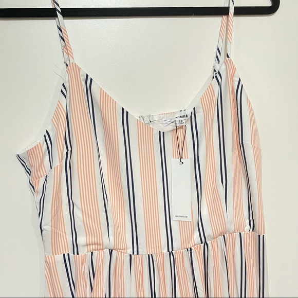 BB Dakota Lilla Striped Mini Sundress Size 12 - Picture 5 of 11